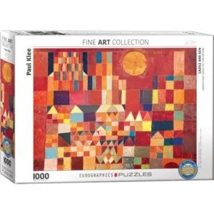 PUZZLE EUROGRAPHICS - BEAUX ARTS - P. KLEE : CHATEAU ET SOLEIL - 1000 PIECES