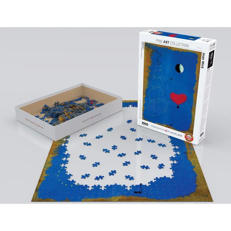 PUZZLE EUROGRAPHICS - BEAUX ARTS - J. MIRO : DANSEUSE 2 - 1000 PIECES – Image 3