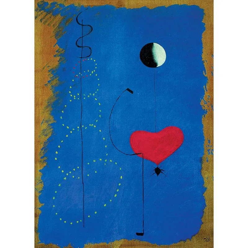 PUZZLE EUROGRAPHICS - BEAUX ARTS - J. MIRO : DANSEUSE 2 - 1000 PIECES – Image 2