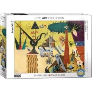 PUZZLE EUROGRAPHICS - BEAUX ARTS - J. MIRO : LA TERRE LABOUREE - 1000 PIECES