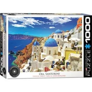 PUZZLE EUROGRAPHICS : OIA SANTORINI GRECE - 1000 PIECES