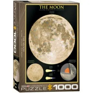PUZZLE EUROGRAPHICS : LA LUNE - 1000 PIECES