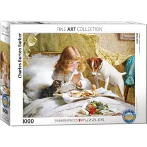 PUZZLE EUROGRAPHICS - BEAUX ARTS - C.BURTON BARBER : SUSPENSE - 1000 PIECES