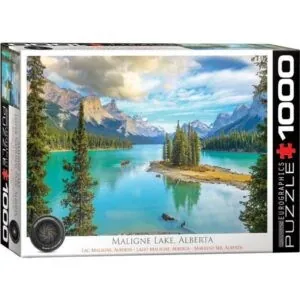 PUZZLE EUROGRAPHICS : LAC MALIGNE ALBERTA - 1000 PIECES
