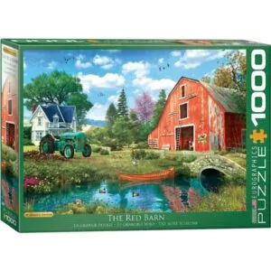 PUZZLE EUROGRAPHICS - D. DAVISON : LA GRANGE ROUGE - 1000 PIECES