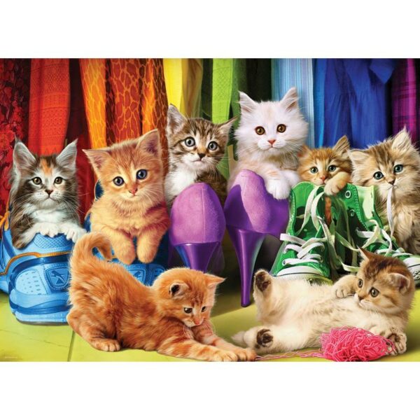 PUZZLE EUROGRAPHICS - A. FARLEY : FIERTE DE CHATON - 1000 PIECES – Image 2