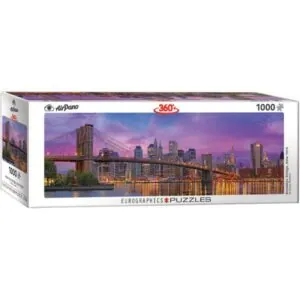 PUZZLE EUROGRAPHICS PANORAMIQUE : PONT DE BROOKLYN NEW YORK - 1000 PIECES