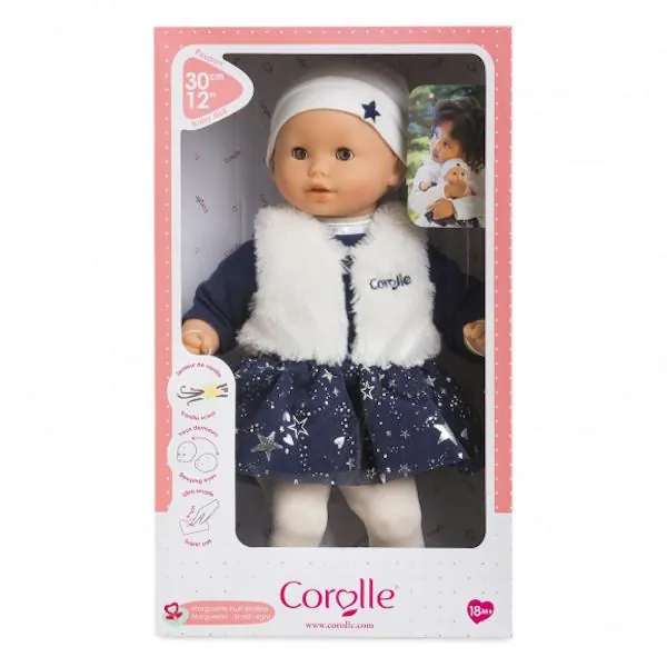 POUPON CALIN MARGUERITE - NUIT ETOILEE 30 CM - COROLLE – Image 4