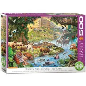 PUZZLE EUROGRAPHICS : ARCHE DE NOE AVANT LA PLUIE - 500 PIECES