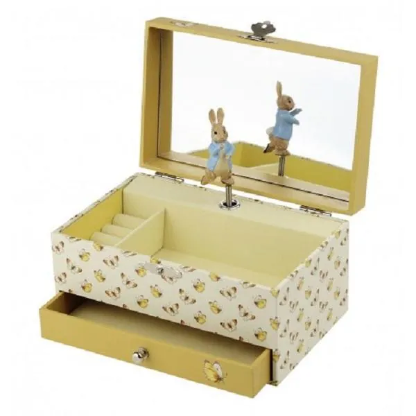 BOITE A BIJOUX MUSICALE PETER RABBIT - TROUSSELIER