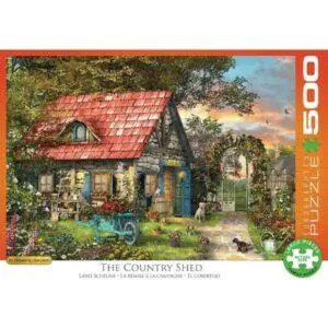 PUZZLE EUROGRAPHICS - D. DAVISON : LA REMISE A LA CAMPAGNE - 500 PIECES