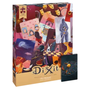 PUZZLE DIXIT - M. CARDOUAT : MELI-MELO ROUGE - 1000 PIECES