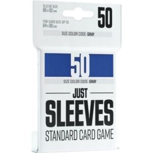 GG - 50 JUST SLEEVES - STANDARD CARD GAME BLUE