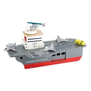 PORTE AVION MARINE NATIONALE AVEC ACCESSOIRES - VILAC