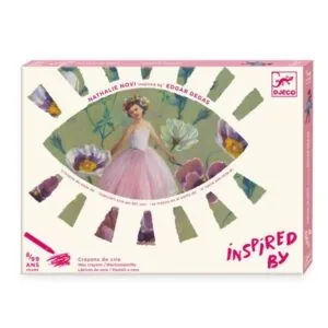 COFFRET CRAYONS DE CIRE - NATHALIE NOVI INSPIRED BY EDGAR DEGAS - BALLERINES - DJECO