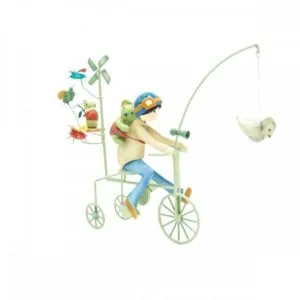 MOBILE TRIPLETTE CHOUETTE ET KOALA KAKI - L'OISEAU BATEAU