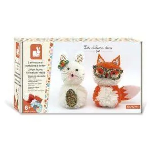 ANIMAUX EN POMPONS A CREER - JANOD