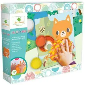 BABYSSIMO - PEINTURE AUX DOIGTS LES ANIMAUX DE LA FORET - SYCOMORE
