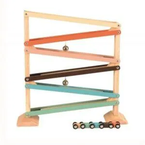 TOBOGGAN 5 COULEURS AVEC VOITURES - EGMONT TOYS