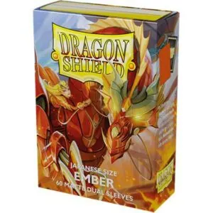 60 DRAGON SHIELD JAPANESE DUAL MATTE - EMBER