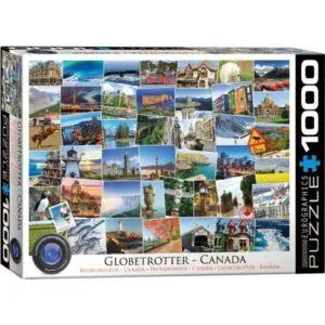 PUZZLE EUROGRAPHICS GLOBE-TROTTER : BOURLINGUEUR CANADA - 1000 PIECES