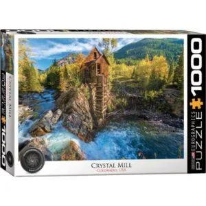 PUZZLE EUROGRAPHICS : CRYSTAL MILL COLORADO USA - 1000 PIECES