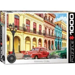 PUZZLE EUROGRAPHICS : HAVANA CUBA - 1000 PIECES