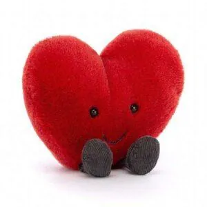 PELUCHE COEUR ROUGE - JELLYCAT