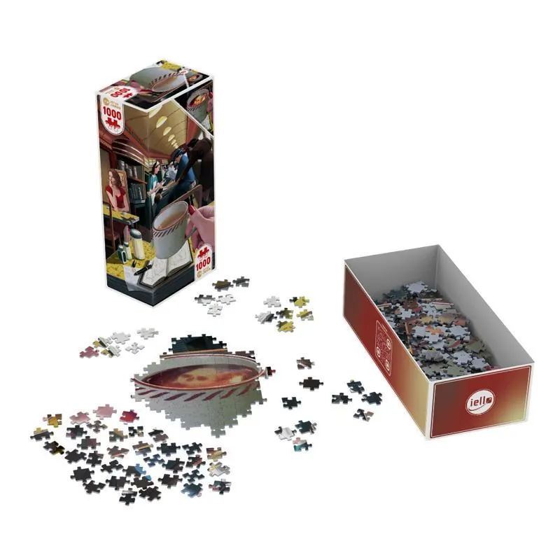 PUZZLE IELLO TWIST - J.L. JOHNSON : BLUE PLATE SPECIAL - 1000 PIECES – Image 3