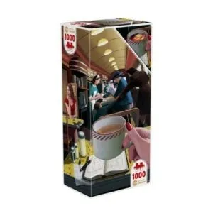 PUZZLE IELLO TWIST - J.L. JOHNSON : BLUE PLATE SPECIAL - 1000 PIECES