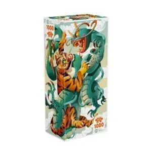 PUZZLE IELLO UNIVERSE - D. SOSSELA : THE TIGER AND THE DRAGON - 1000 PIECES