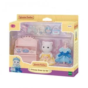 LA FILLE CHAT PERSAN ET PANOPLIE DE PRINCESSE - SYLVANIAN FAMILIES
