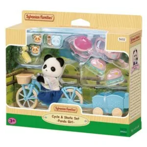 FILLE PANDA ET SON VELO - SYLVANIAN FAMILIES