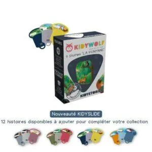 KIDYSTORIES RECHARGE POUR PROJECTEUR KIDYSLIDE : LA FONTAINE - KIDYWOLF