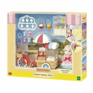 LA MAMAN MOUTON ET STAND DE POP CORN - SYLVANIAN FAMILIES