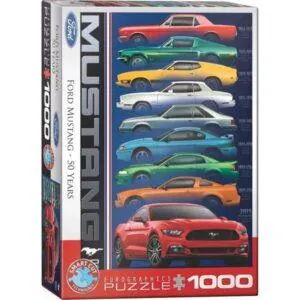 PUZZLE EUROGRAPHICS : FORD MUSTANG 50 ANS - 1000 PIECES