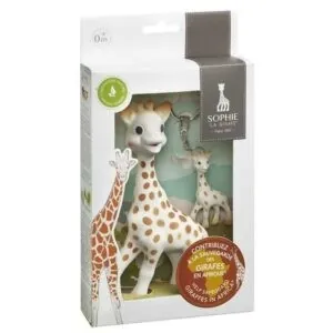 SOPHIE LA GIRAFE BOITE CADEAU + PORTE CLEF