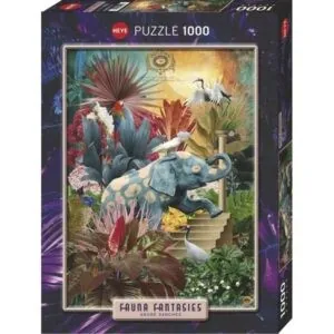 PUZZLE HEYE - FAUNA FANTASIES - A SANCHEZ : ELEPHANTAISIE - 1000 PIECES