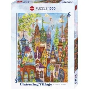PUZZLE HEYE - CHARMING VILLAGE - T. MUROVA : ARCHES ROUGES - 1000 PIECES