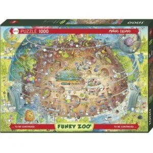 PUZZLE HEYE - FUNKY ZOO - M. DEGANO : COSMIC HABITAT - 1000 PIECES