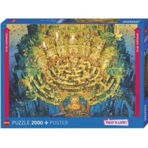 PUZZLE HEYE - THAT'S LIFE - M. DEGANO : AU FOND - 2000 PIECES