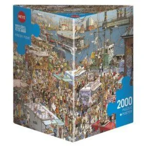 PUZZLE HEYE - CARTOON - GOBEL ET KNORR : POISSON FRAIS - 2000 PIECES