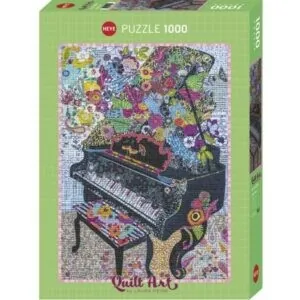 PUZZLE HEYE - QUILT ART : SEWN PIANO - 1000 PIECES