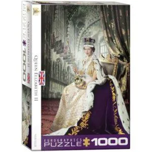 PUZZLE EUROGRAPHICS : REINE ELISABETH 2 - 1000 PIECES