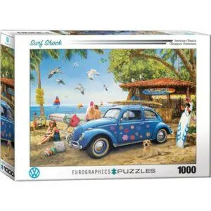 PUZZLE EUROGRAPHICS : COCCINELLE SURF SHACK - 1000 PIECES