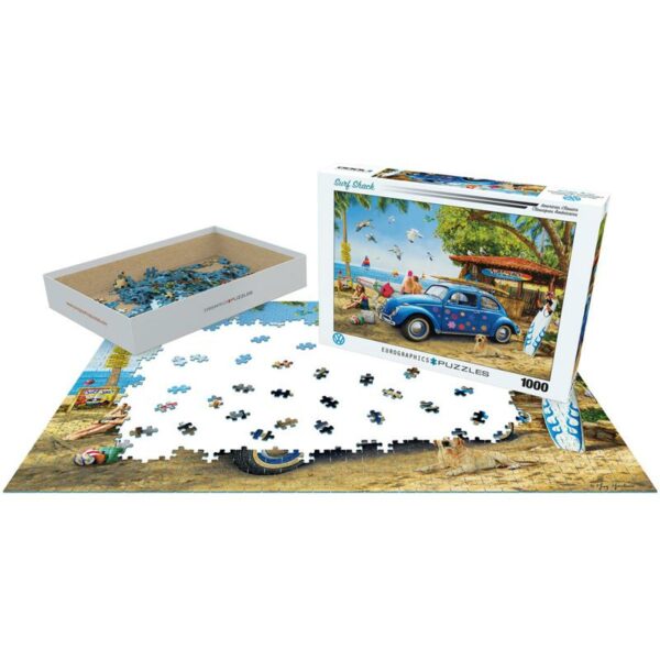 PUZZLE EUROGRAPHICS : COCCINELLE SURF SHACK - 1000 PIECES – Image 3