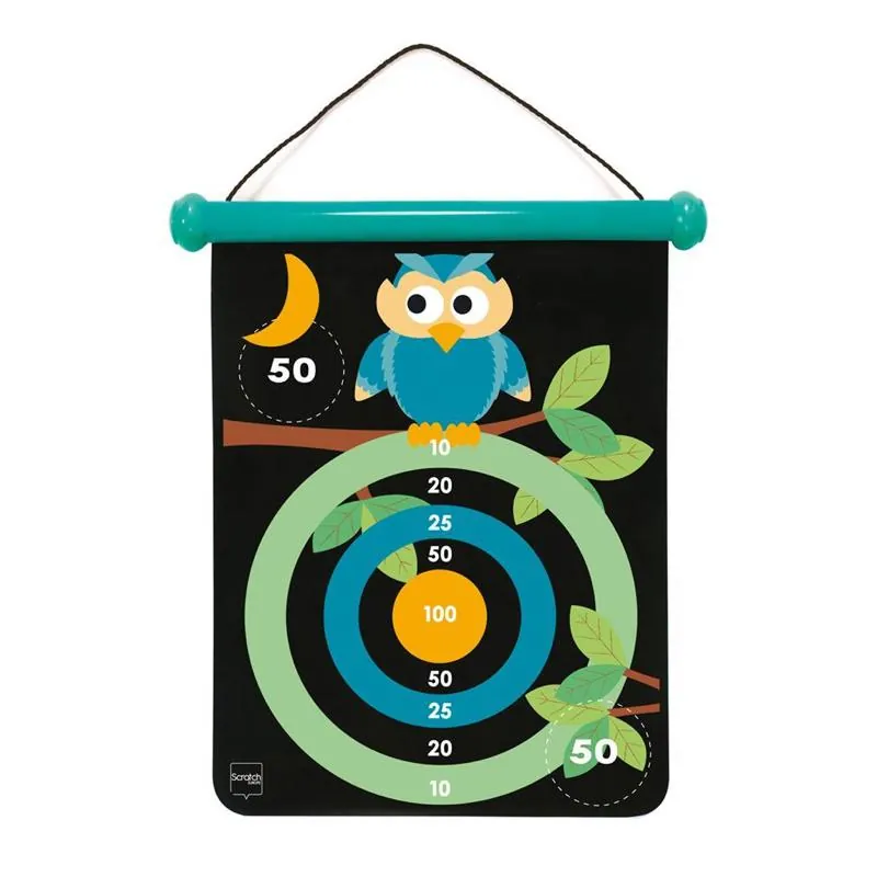 JEU DE FLECHETTES MAGNETIQUES MEDIUM HIBOU - SCRATCH – Image 2
