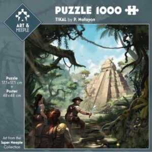 ART&MEEPLE – Puzzle 1000 pièces Tikal