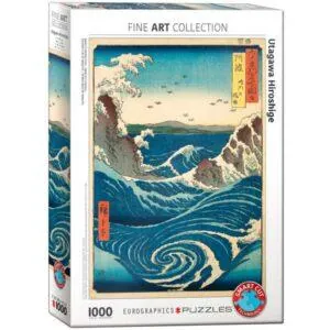 PUZZLE EUROGRAPHICS - BEAUX ART - HIROSHIGE : TOURBILLON DE NARUTO - 1000 PIECES