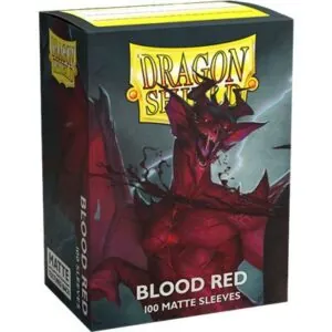 100 DRAGON SHIELD MATTE - BLOOD RED-2